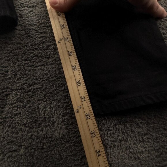 Ksubi Black Stretch Tapered Denim Jeans Button Fly Designer Size 34x32 Adult - Picture 8 of 16